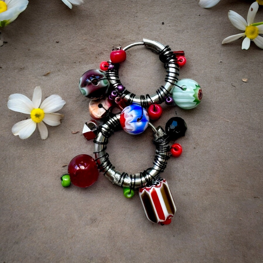 BOUCLES D'OREILLES CREOLES C+N