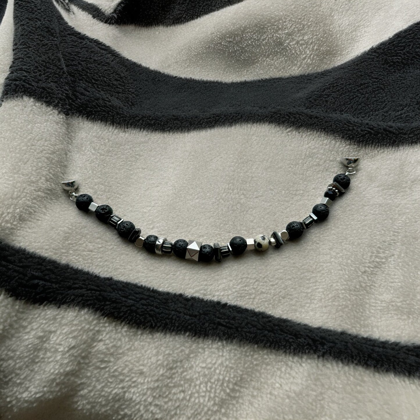 BRACELET GENTLEMAN LAVE NOIRE