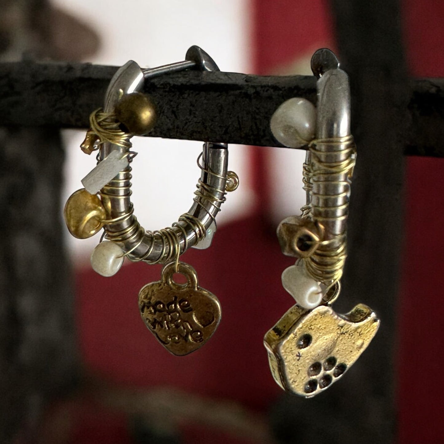 BOUCLES D'OREILLES CREOLES POETIC SWEETNESS