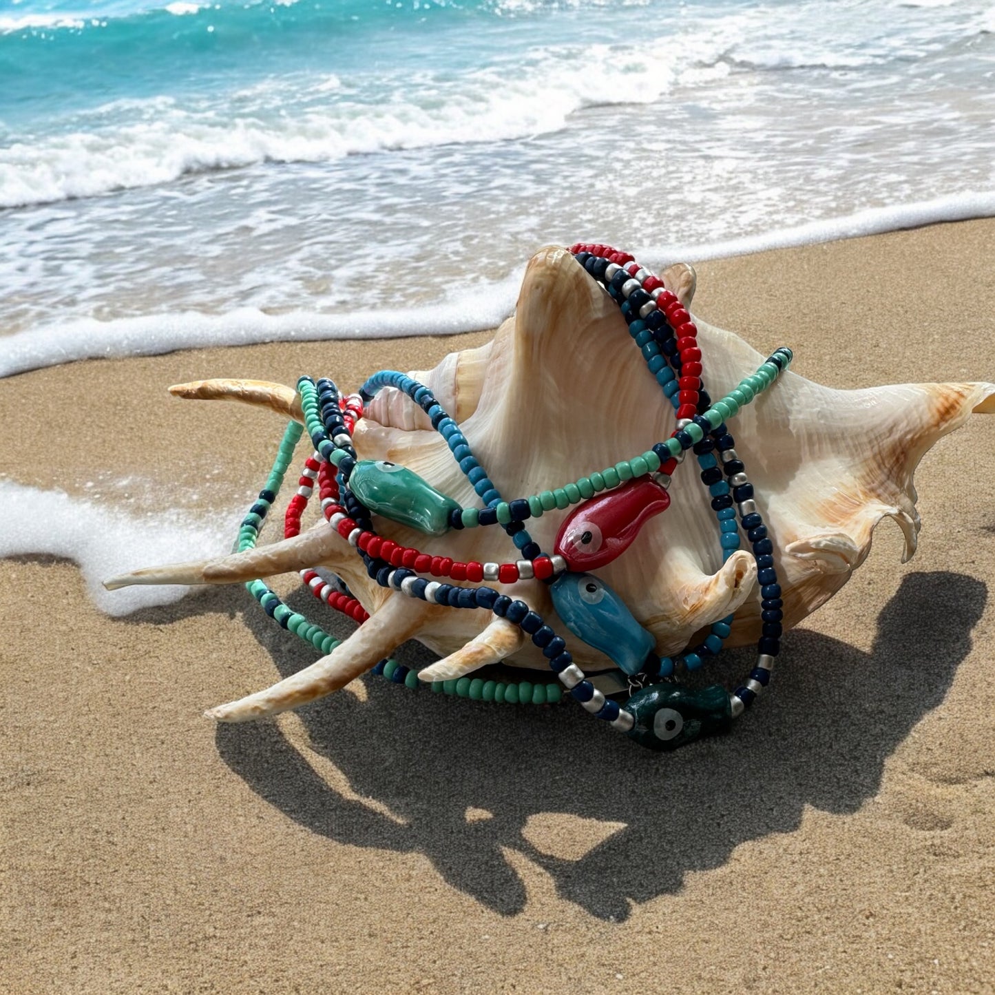 COLLIER RAS DU COU MARINIERE V