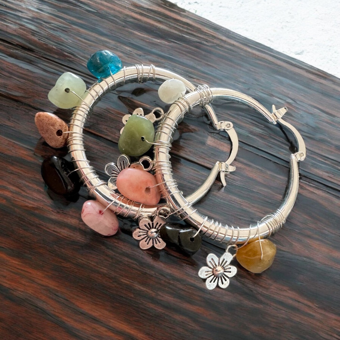 BOUCLES D'OREILLES CREOLES LA BOHEME