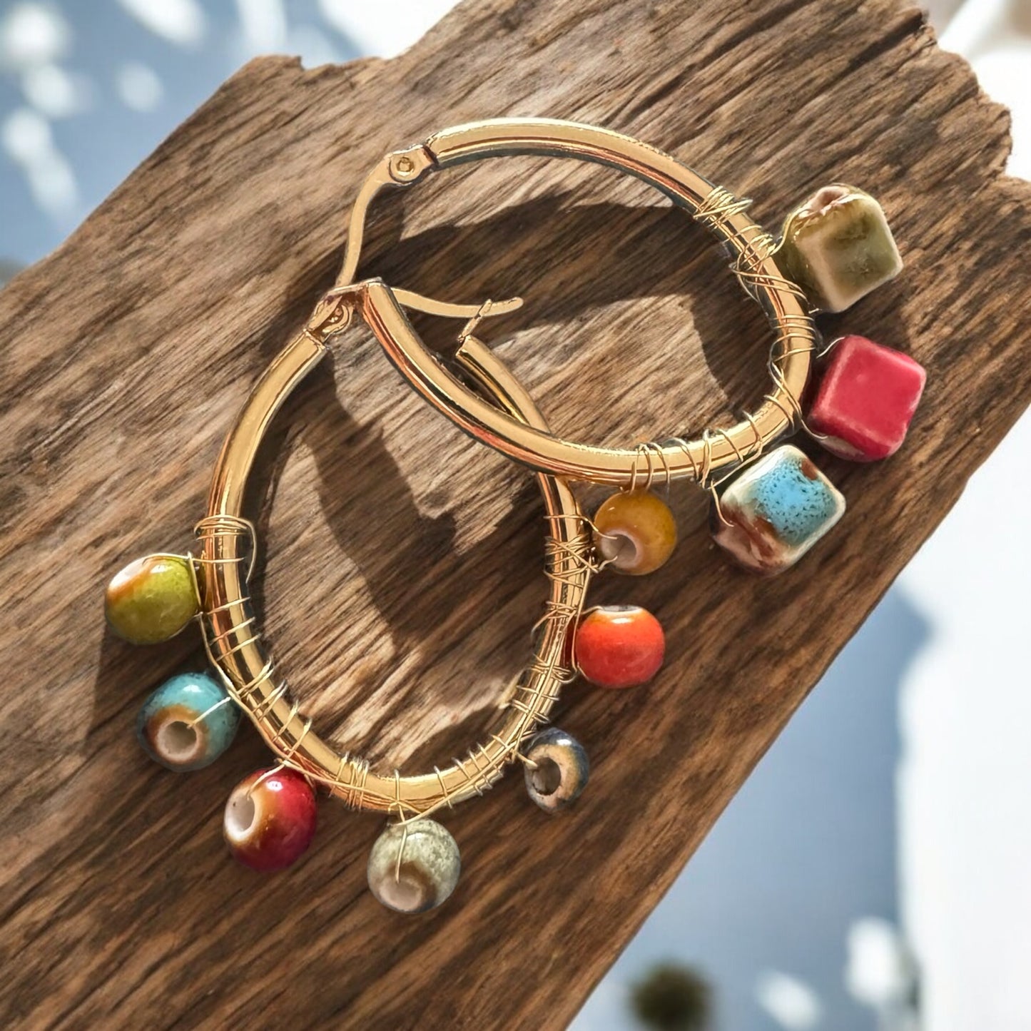 BOUCLES D'OREILLES CREOLES CUBA