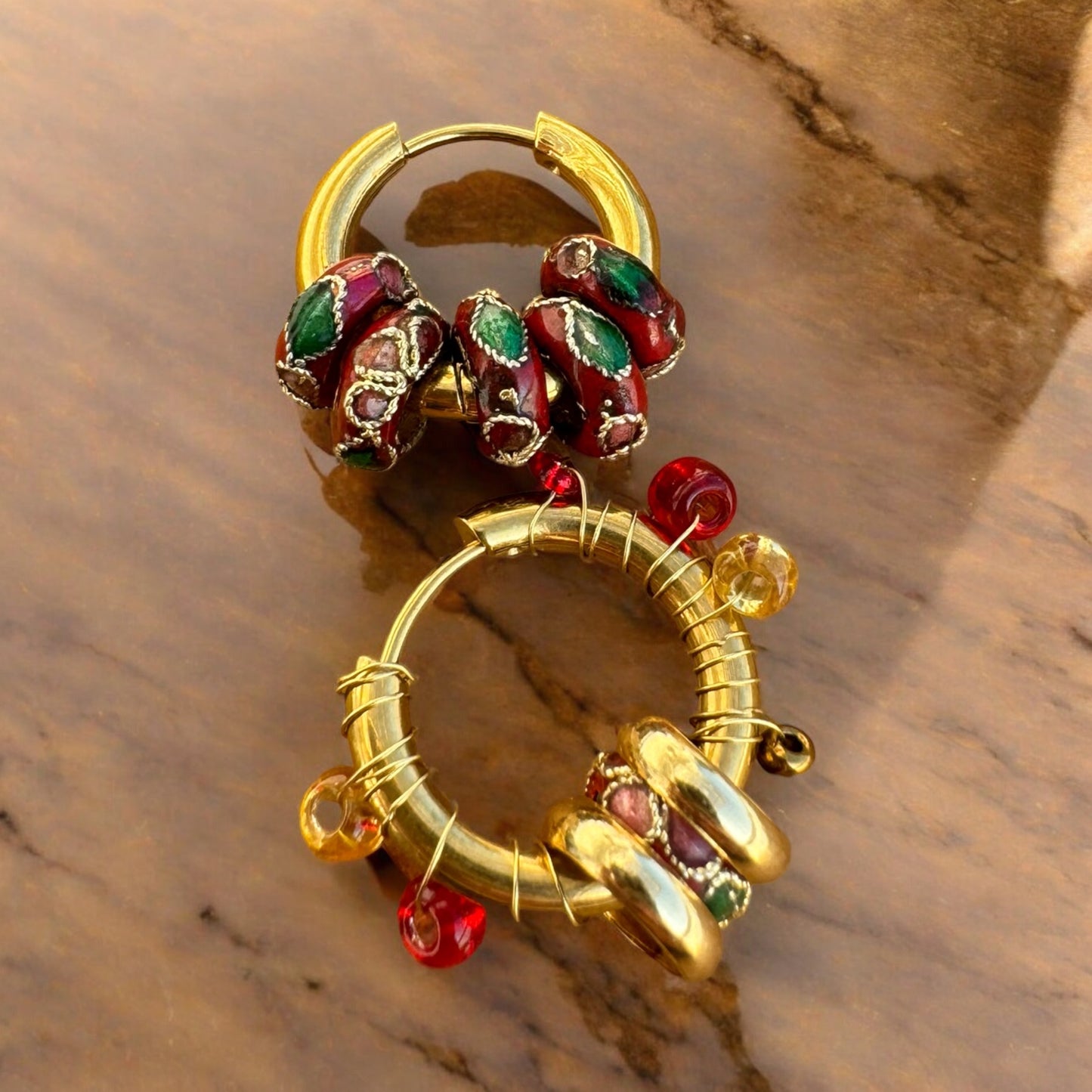 BOUCLES D'OREILLES CREOLES CARMEN