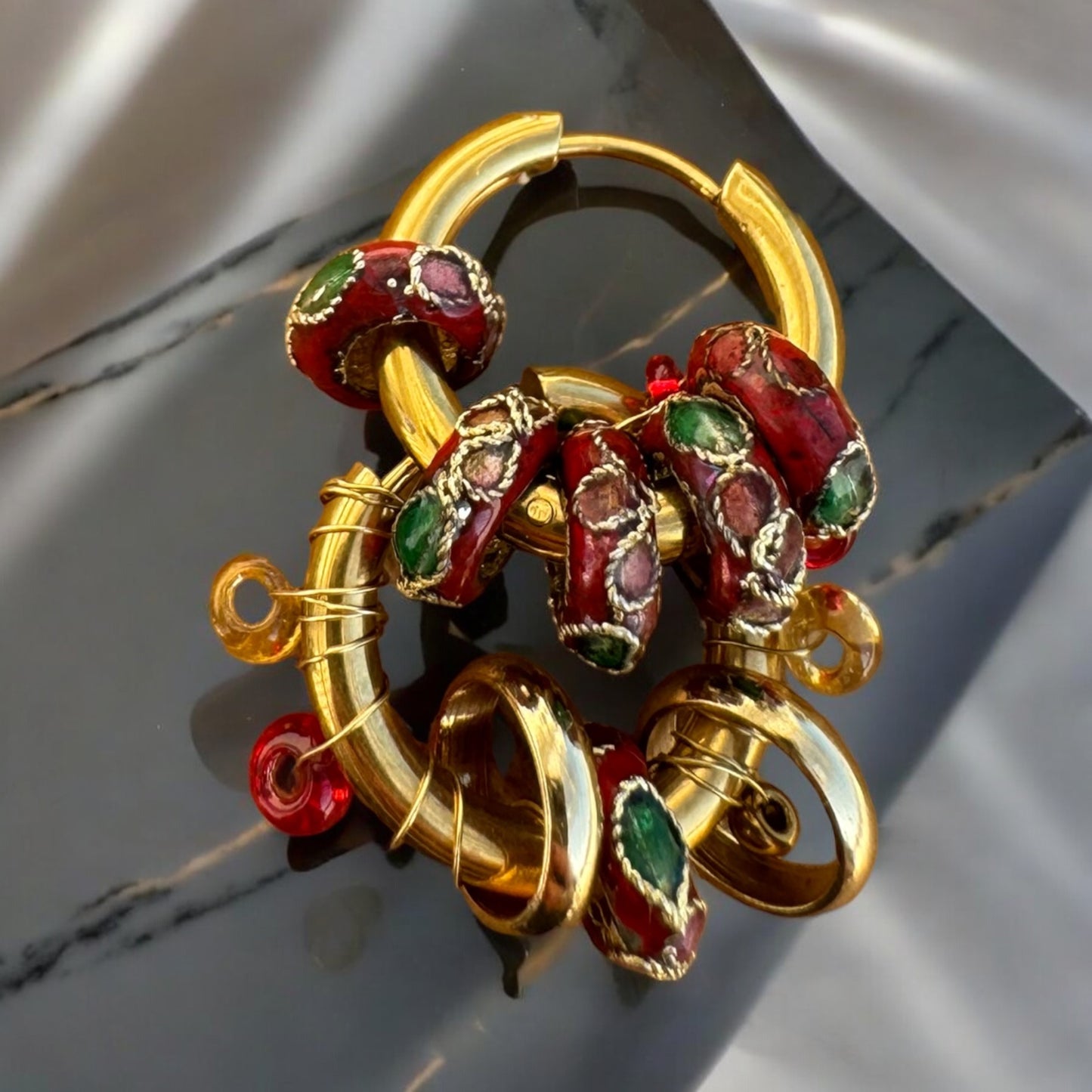 BOUCLES D'OREILLES CREOLES CARMEN