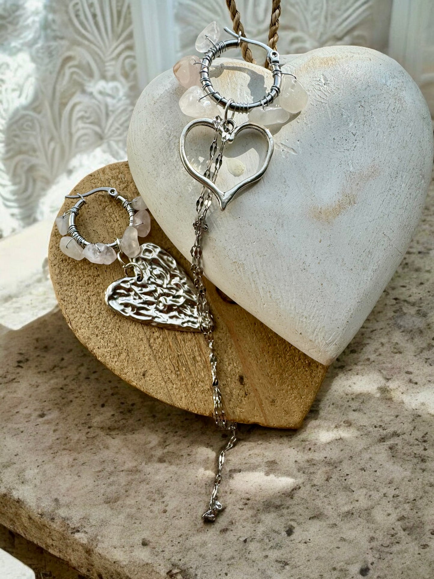 BOUCLES D'OREILLES CREOLES LOVE LOVE LOVE