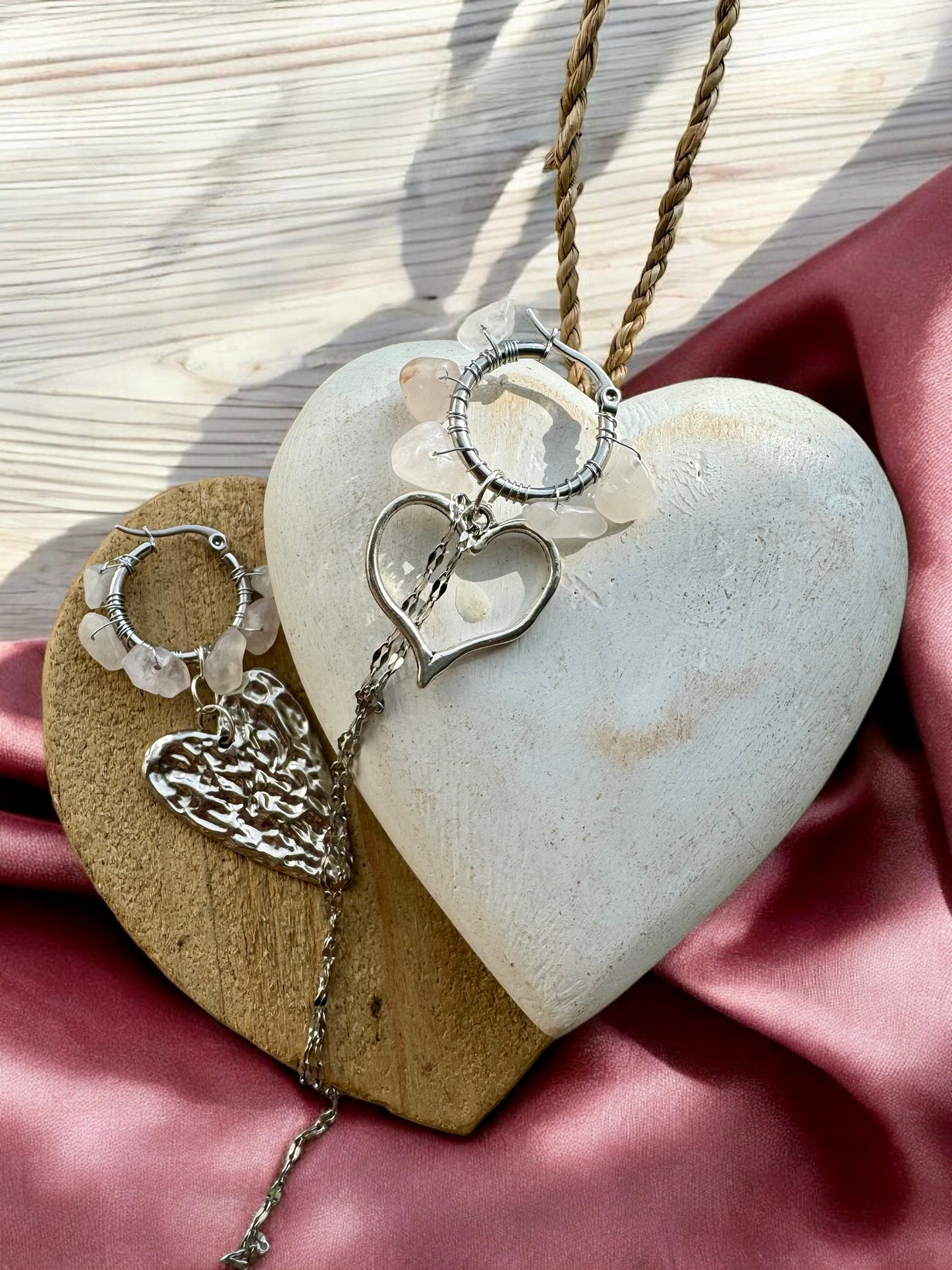 BOUCLES D'OREILLES CREOLES LOVE LOVE LOVE