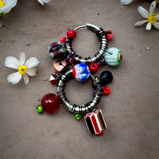 BOUCLES D'OREILLES CREOLES C+N