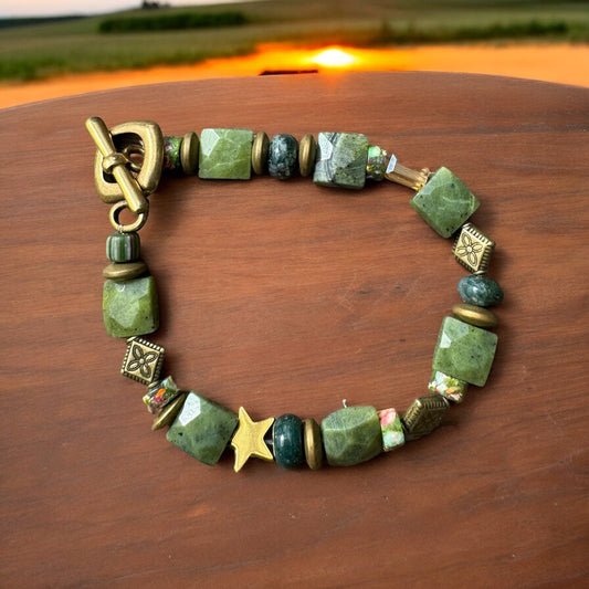 BRACELET GENTLEMAN SEA GREEN