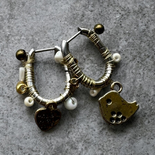 BOUCLES D'OREILLES CREOLES POETIC SWEETNESS