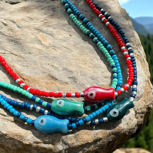 COLLIER RAS DU COU MARINIERE V