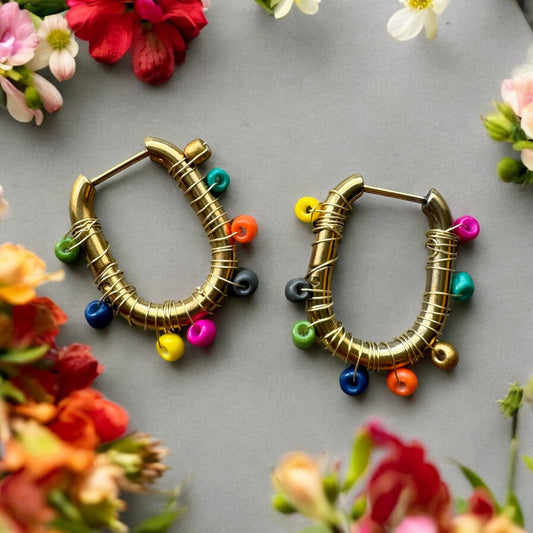 BOUCLES D'OREILLES CREOLES JULY