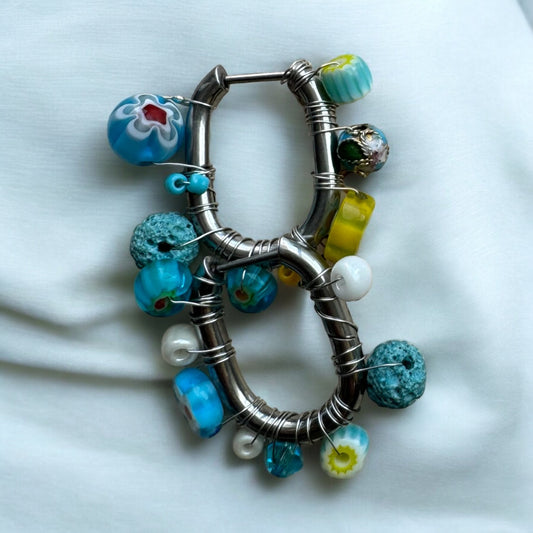 BOUCLES D'OREILLES CREOLES N+C