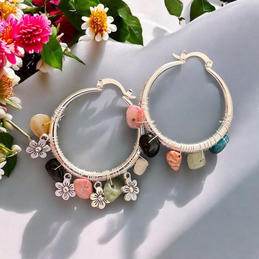 BOUCLES D'OREILLES CREOLES LA BOHEME