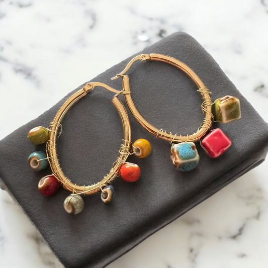BOUCLES D'OREILLES CREOLES CUBA