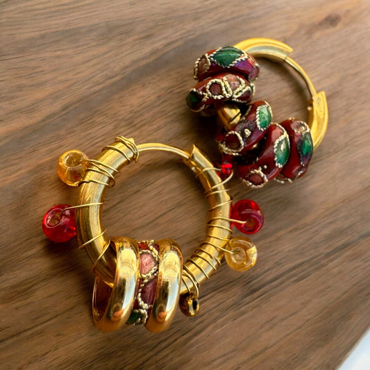 BOUCLES D'OREILLES CREOLES CARMEN